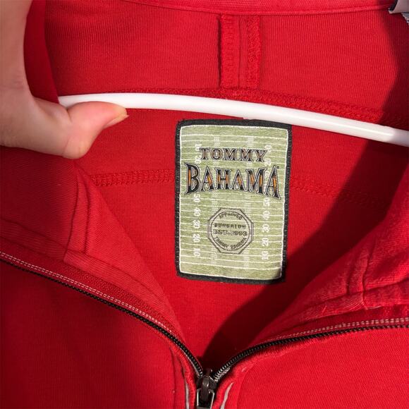 Tommy Bahama San Francisco 49ers Quarter Zip Pullover Red Sweatshirt XL NFL - Picture 5 of 9